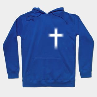 Light of the Cross Over the Heart and on the Back or Just Over the Heart Hoodie